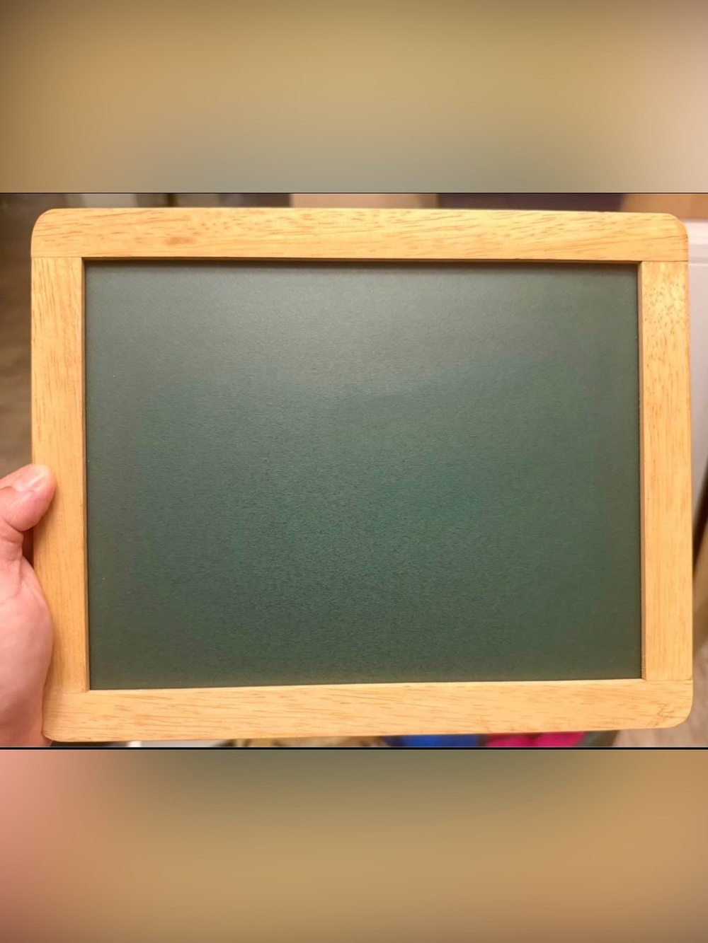 *NEW* 8 X 10 Hearth & Hand wooden decorative wall art chalk board